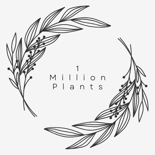 1 million plants logo, Veganuary